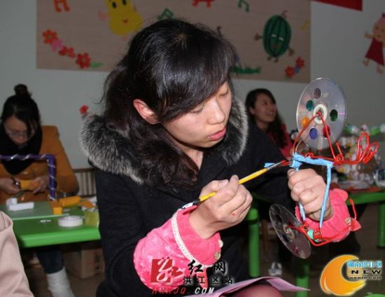 懷化洪江區幸福幼兒園手工制作大賽精彩紛呈，創意無限